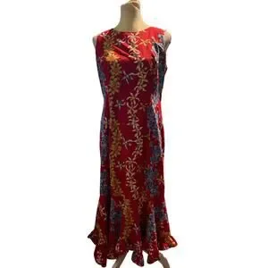 Hilo Hattie | Dresses | Hilo Hattie Vintage Hawaiian Dress Red Floral ...